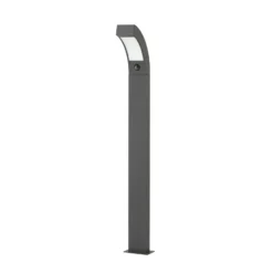 Lucande Bolardo luminoso LED Lennik, sensor, 100 cm, antracita