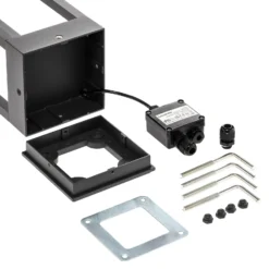 Lucande Bolardo luminoso LED Carlota, antracita, 65 cm, metal