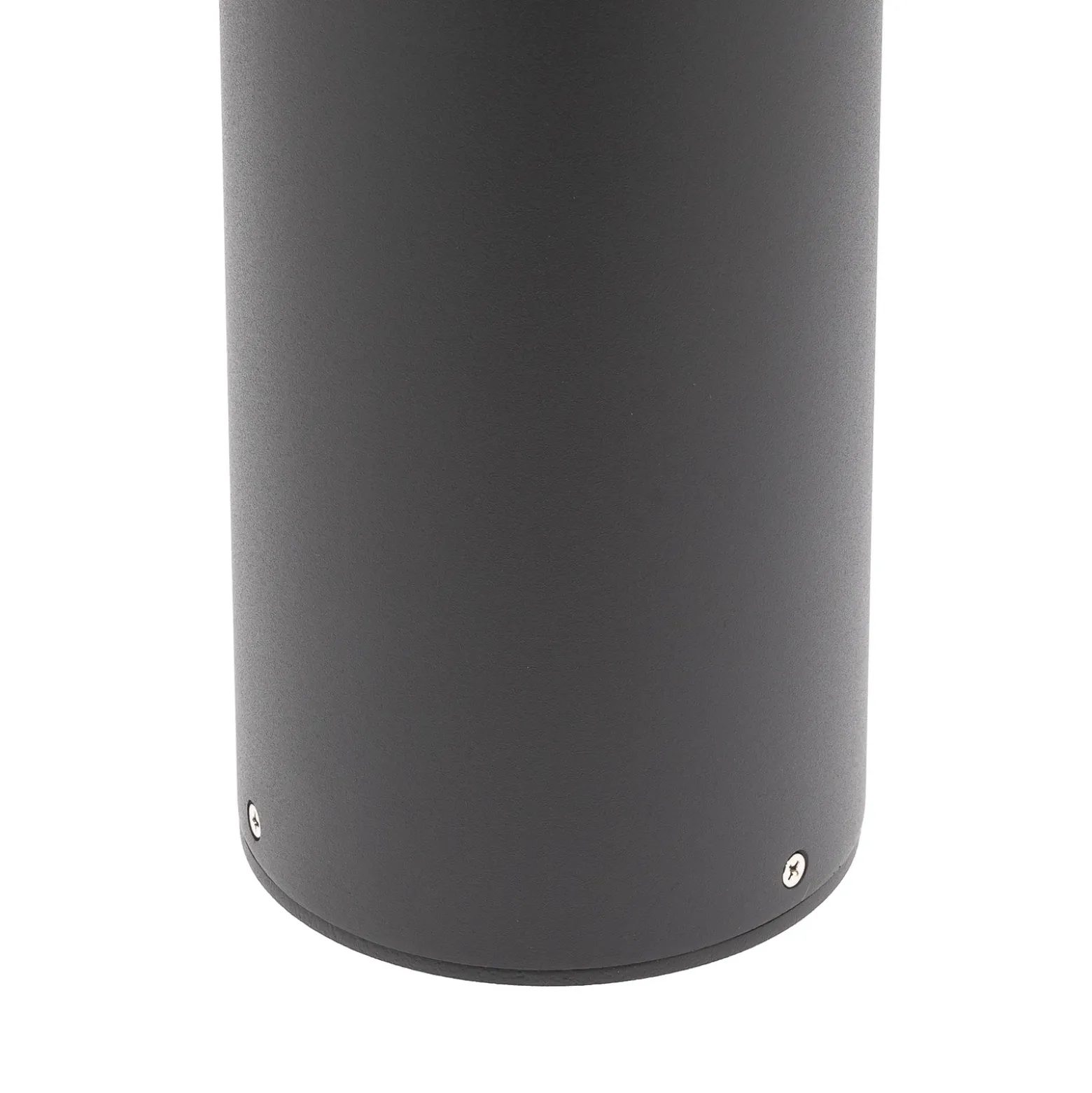 Lucande Bolardo luminoso LED Lucius, 65 cm, antracita, metal, IP54