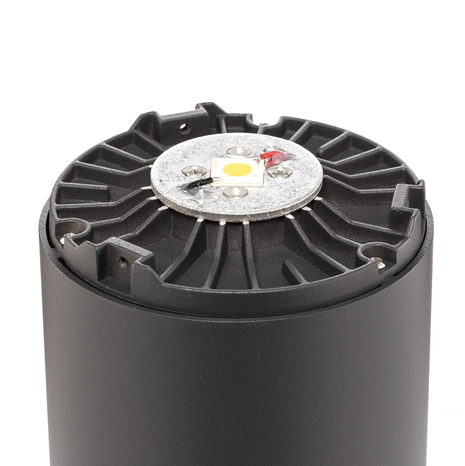 Lucande Bolardo luminoso LED Lucius, 65 cm, antracita, metal, IP54
