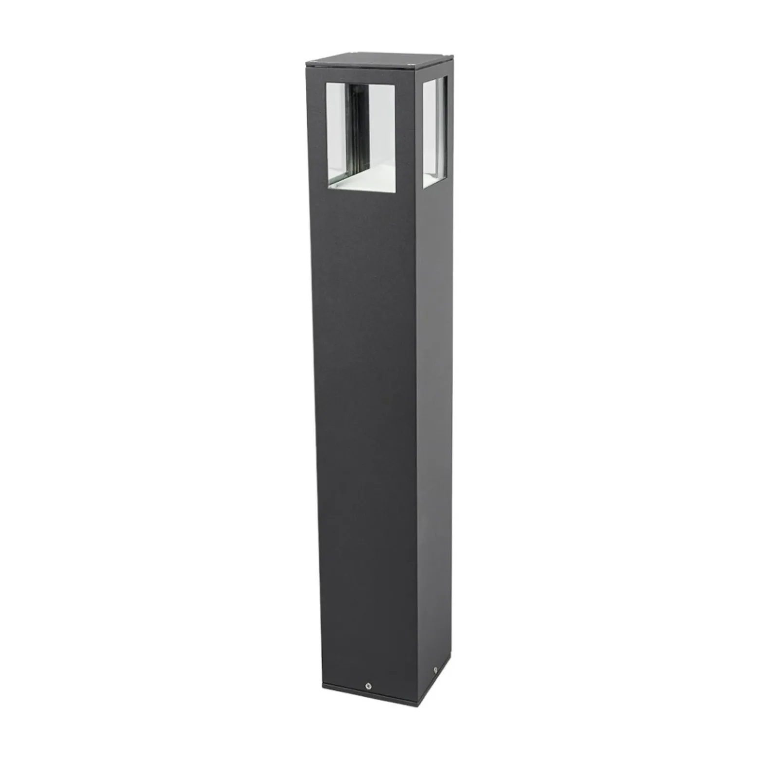 Lucande Bolardo luminoso LED Nicola, 65 cm, antracita, P54