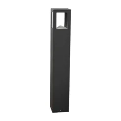 Lucande Bolardo luminoso LED Nicola, 65 cm, antracita, P54