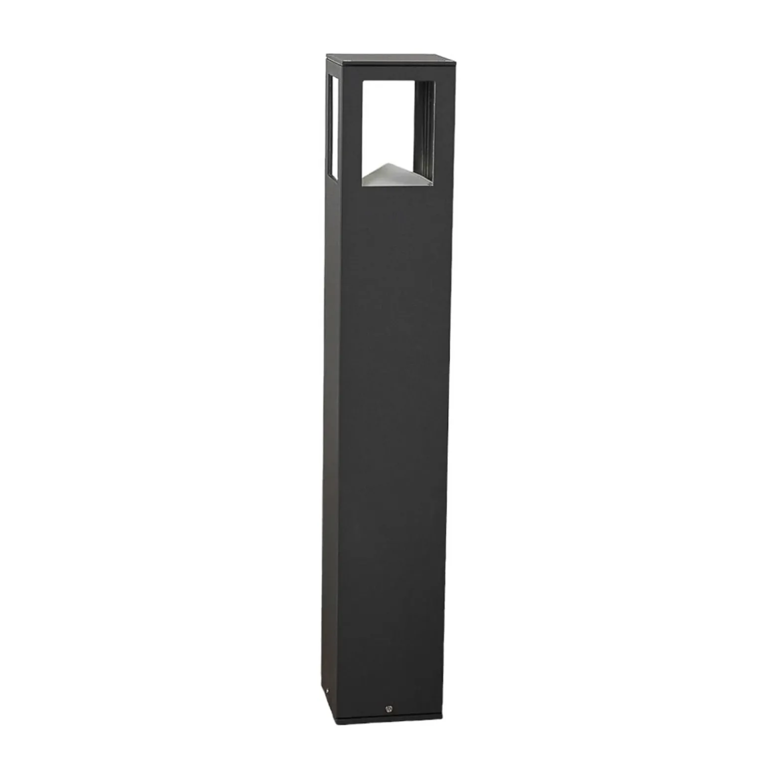 Lucande Bolardo luminoso LED Nicola, 65 cm, antracita, P54