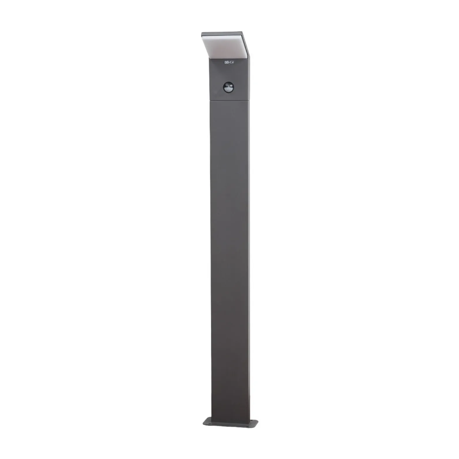 Lucande, bolardo luminoso LED Nevio, sensor, 100 cm, antracita