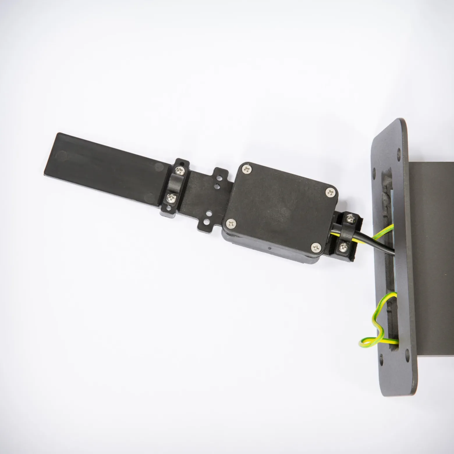 Lucande, bolardo luminoso LED Nevio, sensor, 100 cm, antracita
