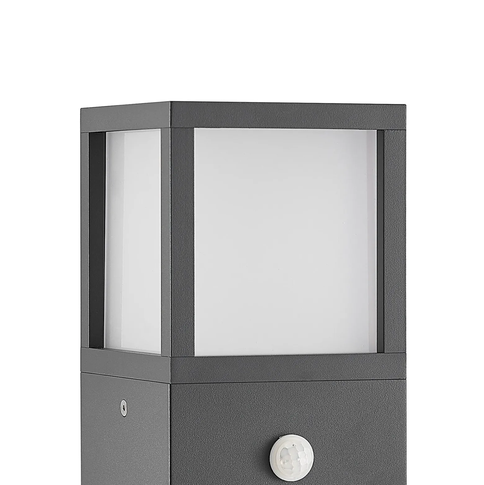 Lucande, bolardo luminoso LED Dewari, detector de movimiento, 65 cm, IP54