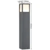 Lucande, bolardo luminoso LED Dewari, 65 cm, gris oscuro, IP54