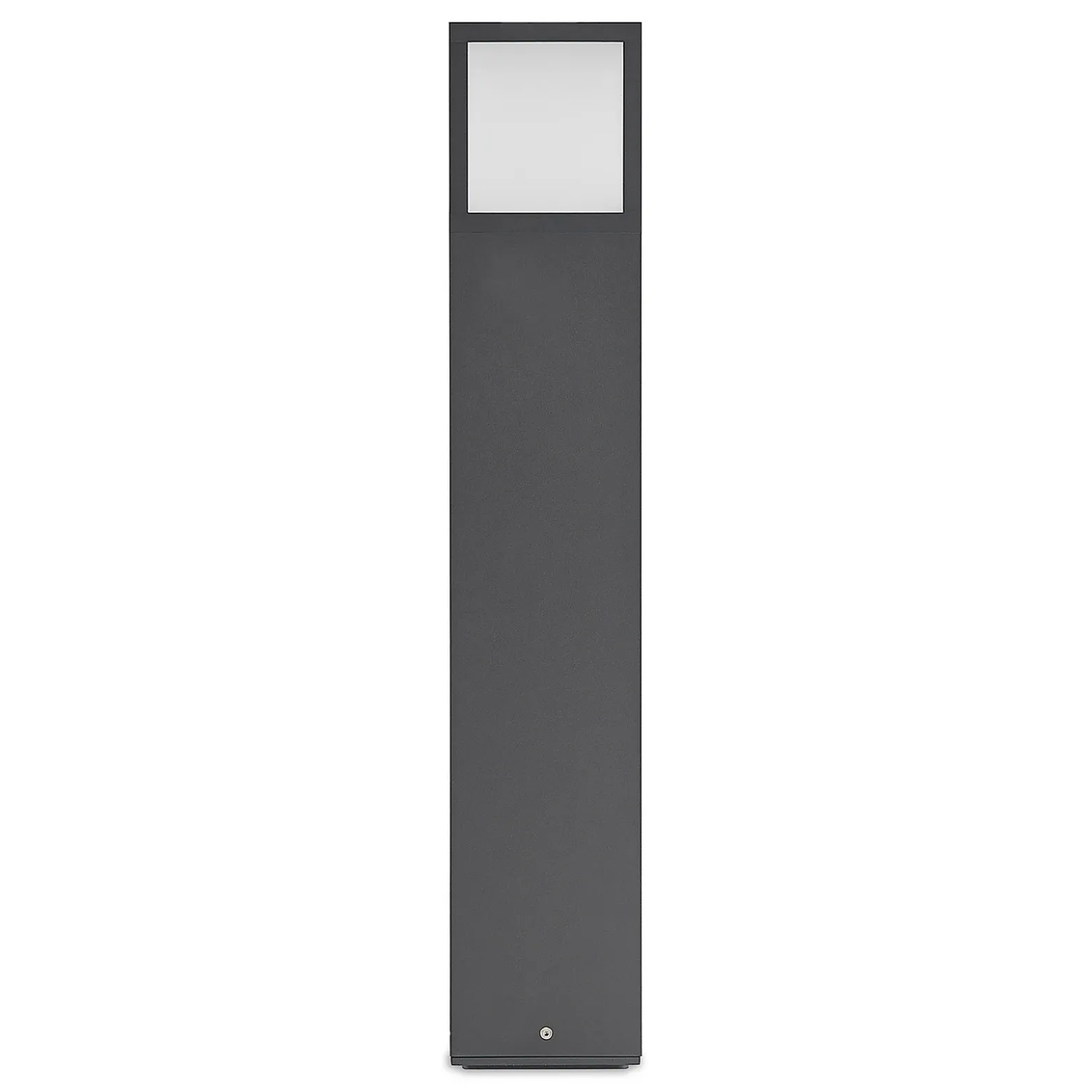 Lucande, bolardo luminoso LED Dewari, 65 cm, gris oscuro, IP54