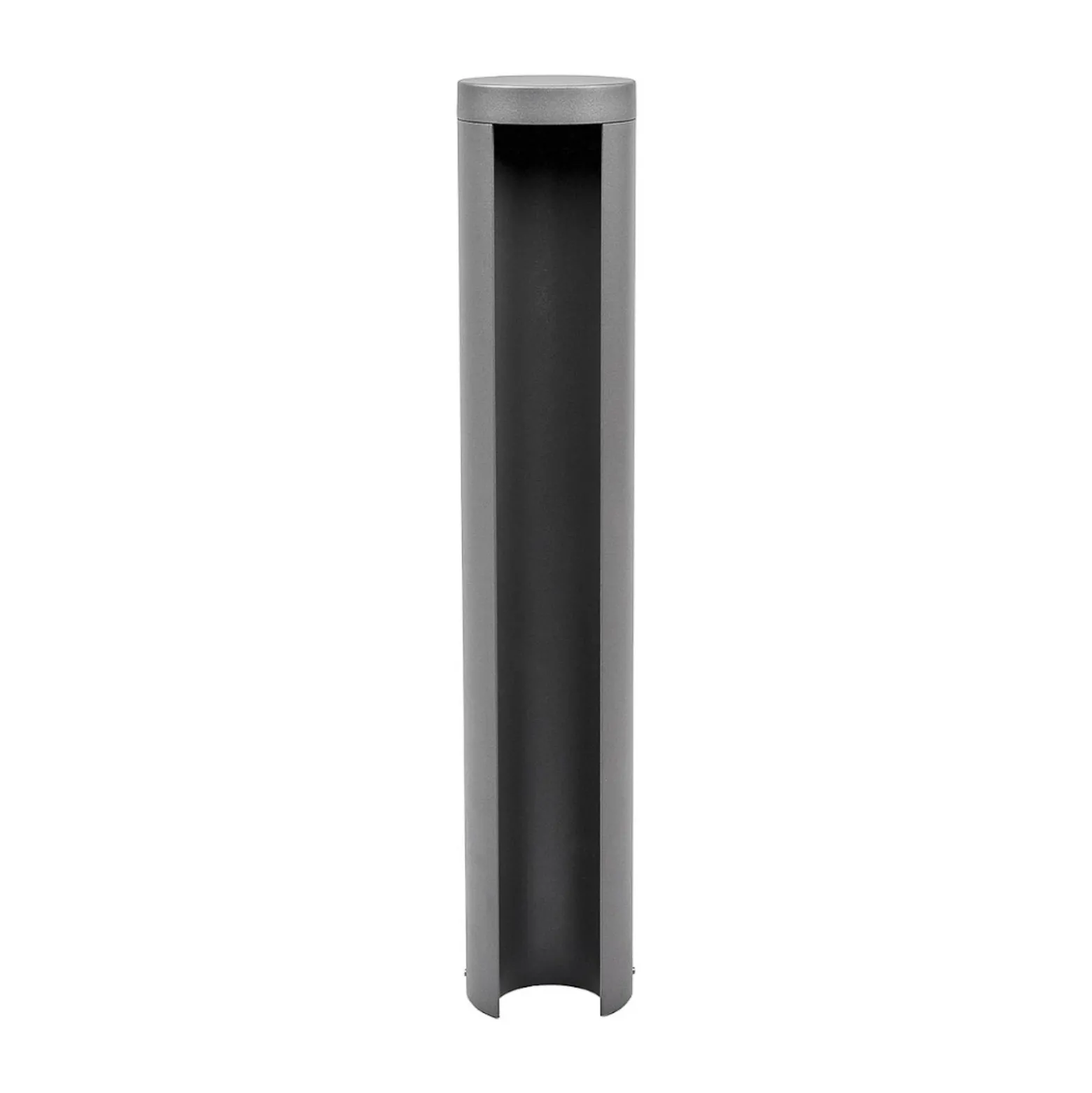 Lucande, bolardo luminoso LED Jaron, 65 cm, antracita, IP54