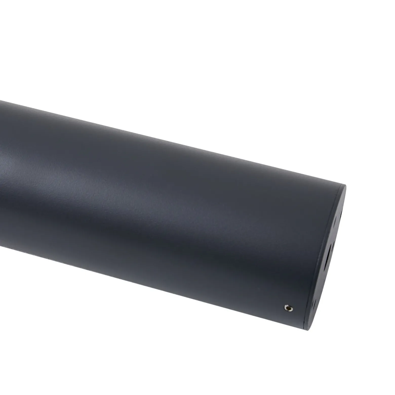 Lucande Bolardo luminoso LED Tuberia, antracita, metal, 80 cm