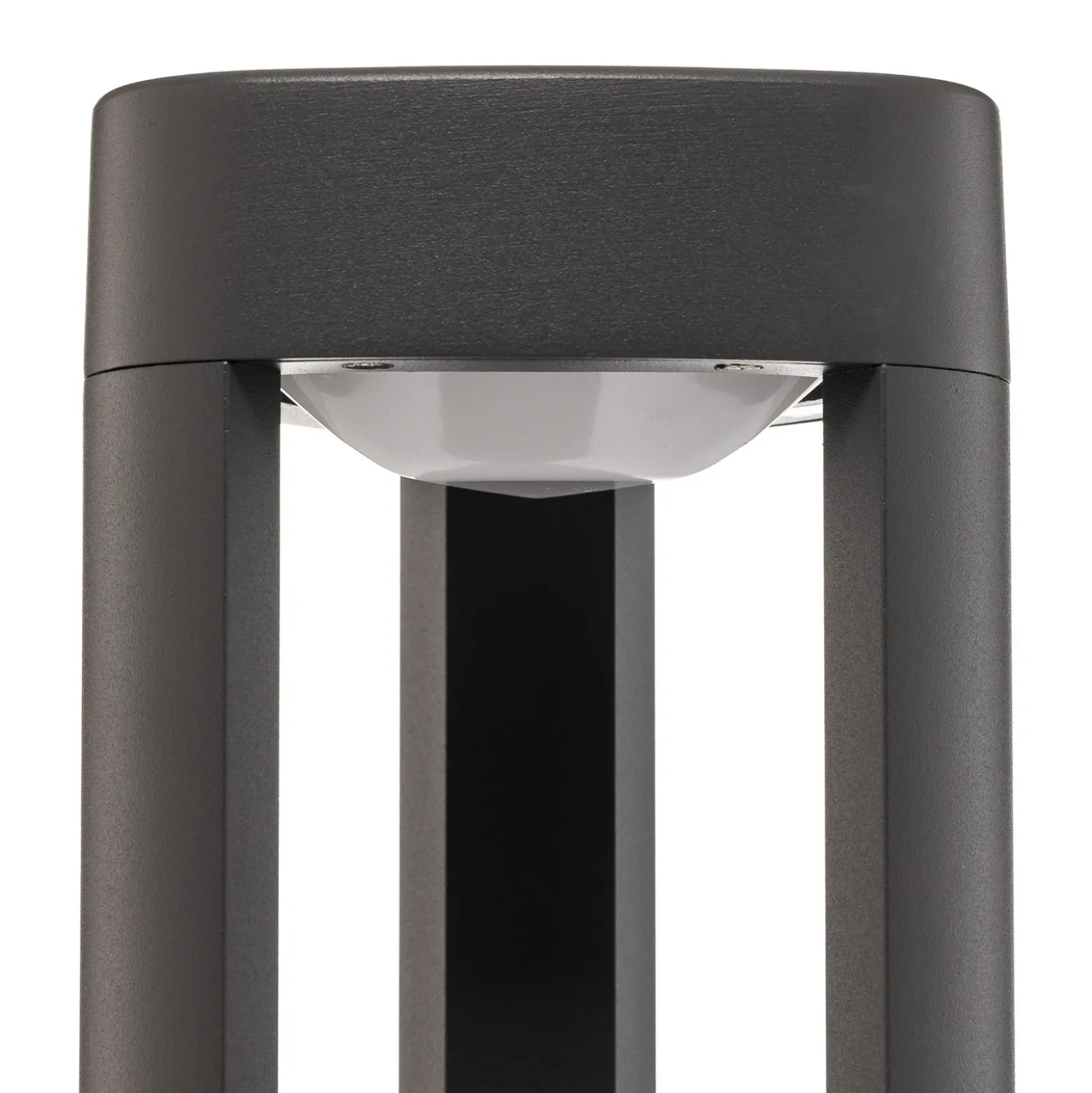 Lucande, bolardo luminoso LED Pirron, 80 cm, triangular, IP54