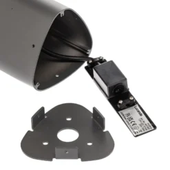 Lucande, bolardo luminoso LED Pirron, 80 cm, triangular, IP54