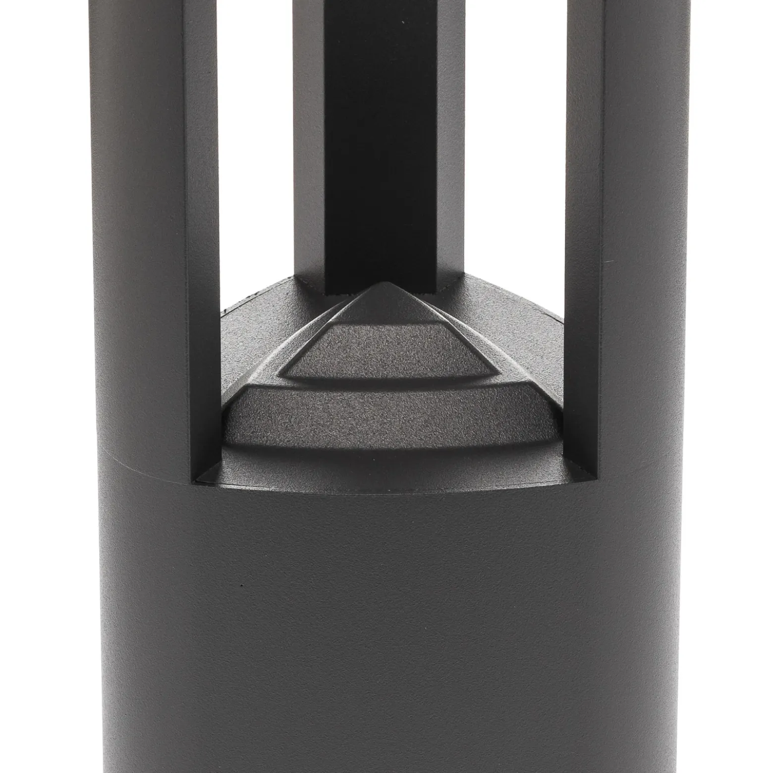 Lucande, bolardo luminoso LED Pirron, 80 cm, triangular, IP54