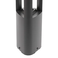 Lucande, bolardo luminoso LED Pirron, 80 cm, triangular, IP54