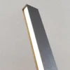 Lucande Bolardo luminoso LED Lirka, gris oscuro, metal, 60 cm