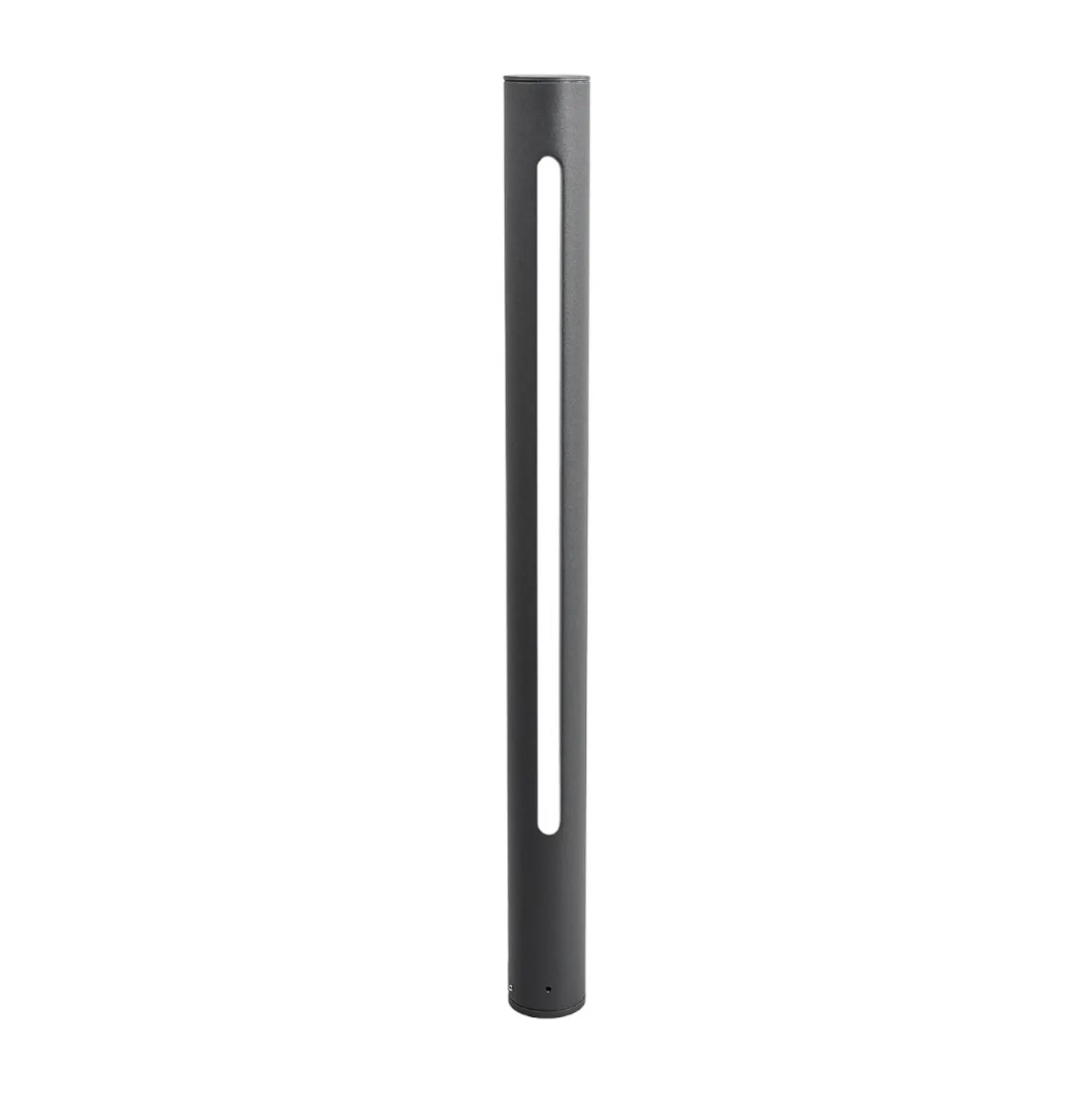 Lucande Bolardo luminoso LED Tomas, 75 cm, gris oscuro, IP54