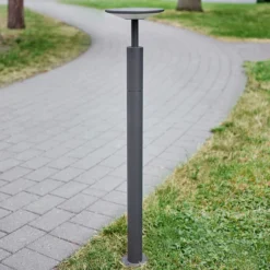 Lucande, bolardo luminoso LED Fenia, 100 cm, antracita, IP65