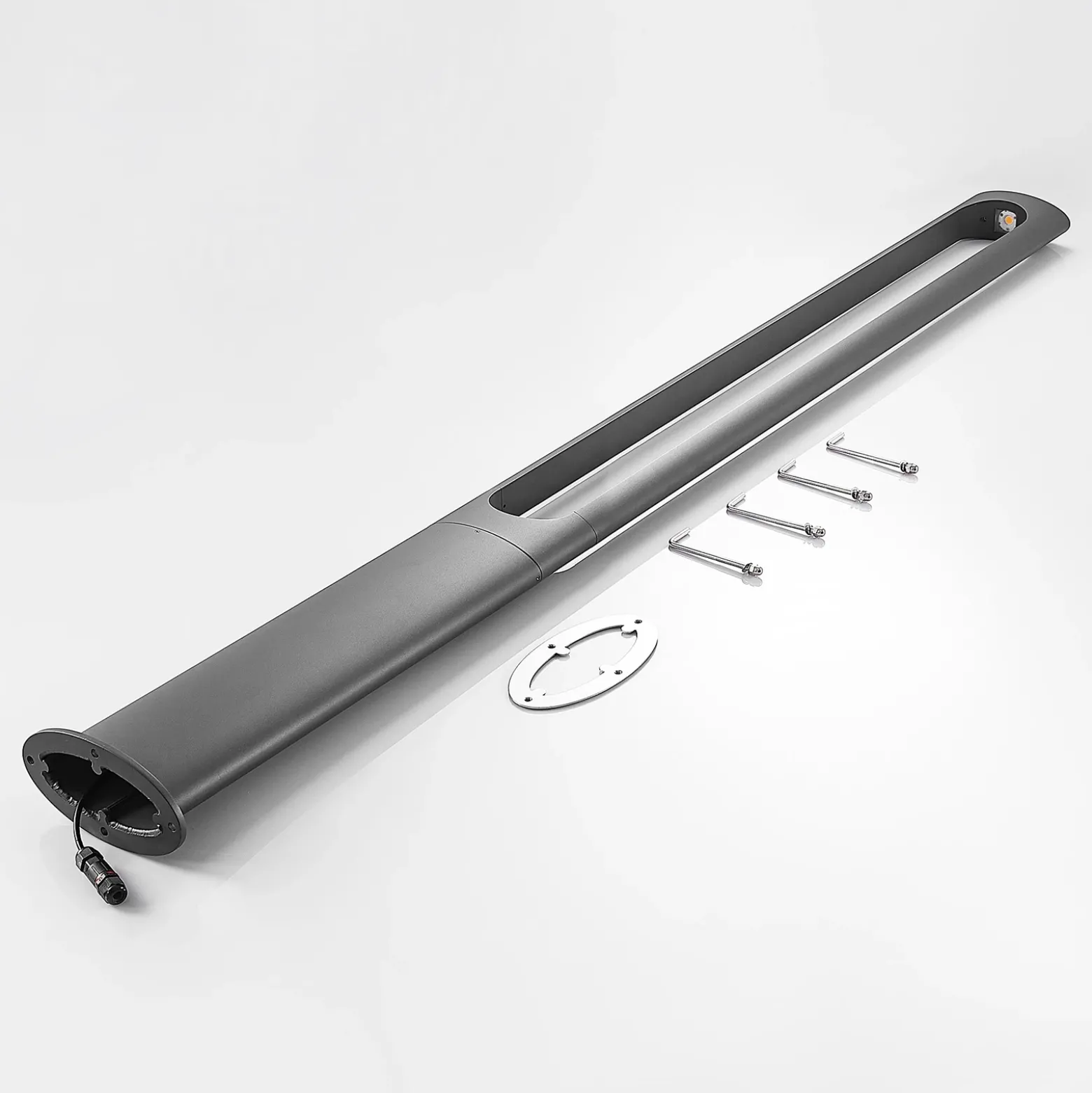 Lucande Dovino farola LED, 200 cm