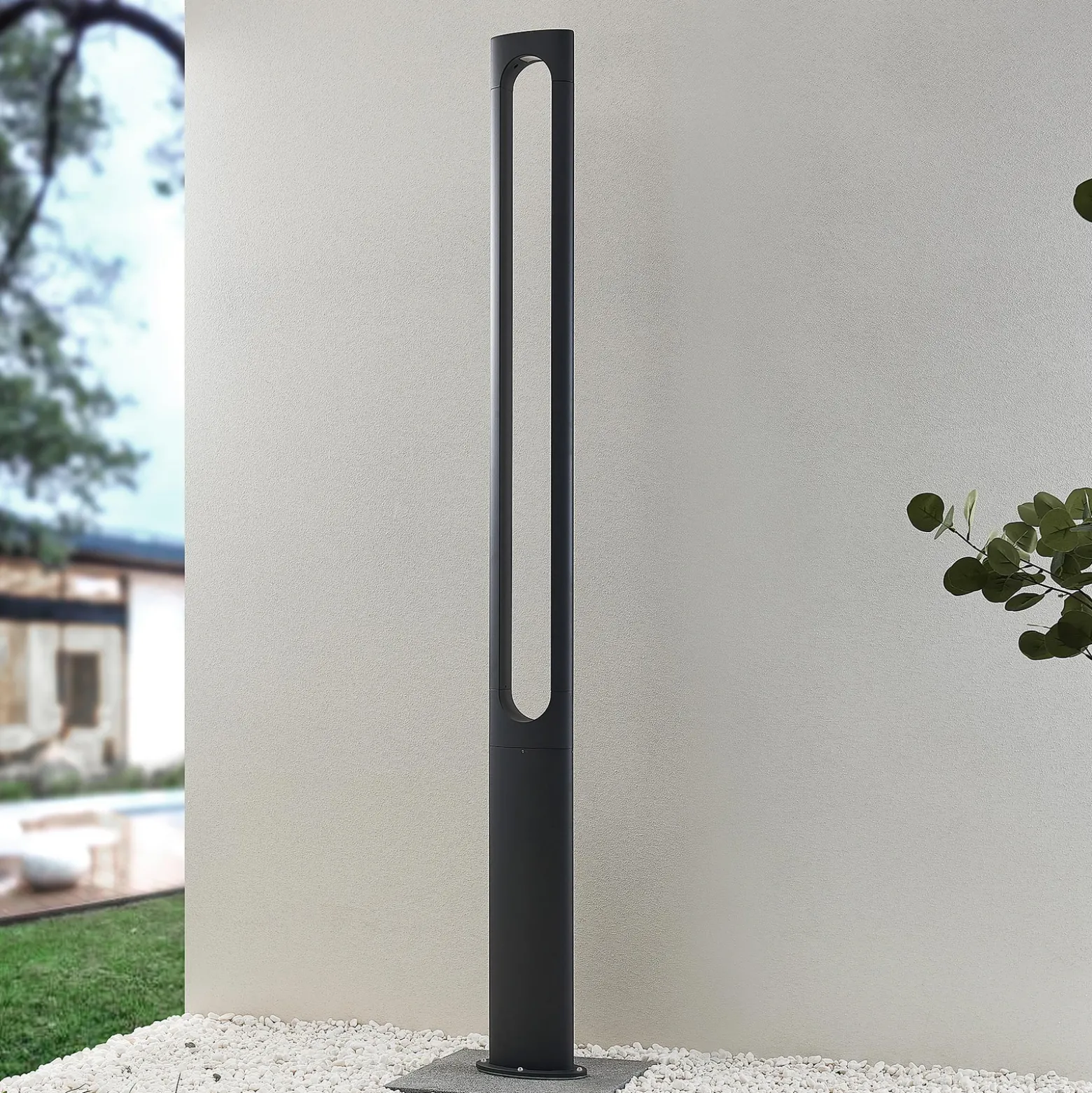 Lucande Dovino farola LED, 200 cm