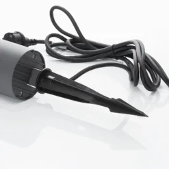 Lucande foco exterior LED Anton, pincho de suelo, antracita, metal