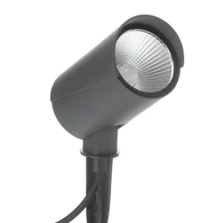Lucande foco exterior LED Anton, pincho de suelo, antracita, metal