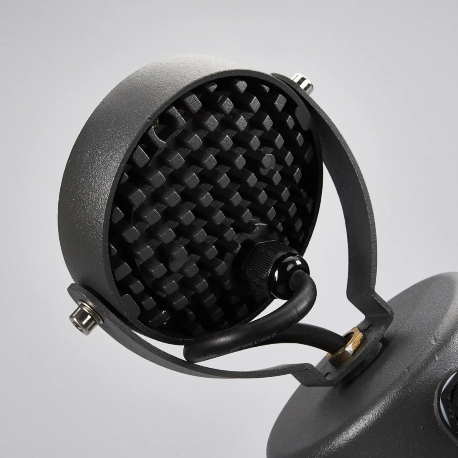 Lucande foco exterior LED Gavin, 33 cm, antracita, aluminio