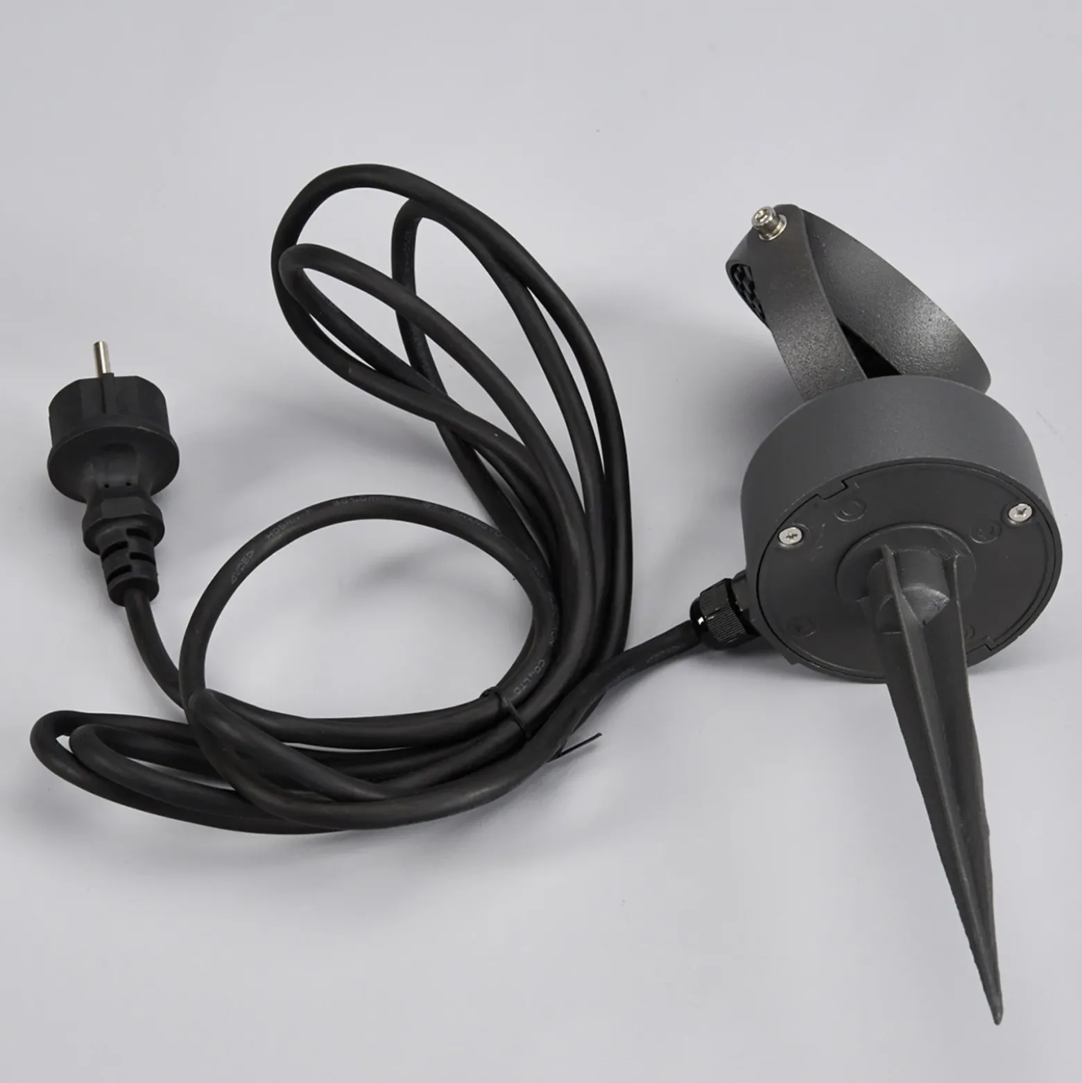 Lucande foco exterior LED Gavin, 33 cm, antracita, aluminio