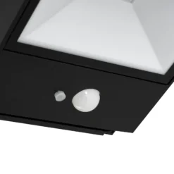 Lucande LED aplique para exterior Dava, altura 5 cm, sensor