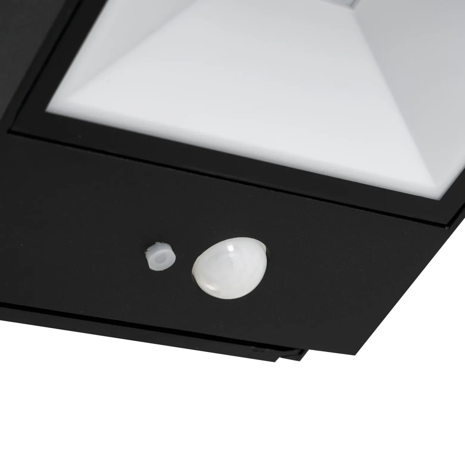 Lucande LED aplique para exterior Dava, altura 5 cm, sensor