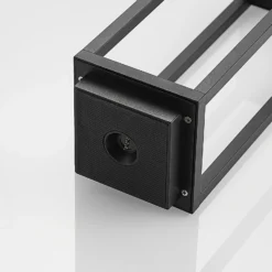 Lucande LED lámpara de exterior Mirina, negro, batería recargable,