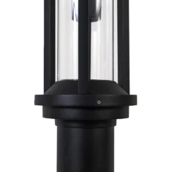 Lucande lámpara de exterior Alivaro, negro, 220 cm, E27, IP65
