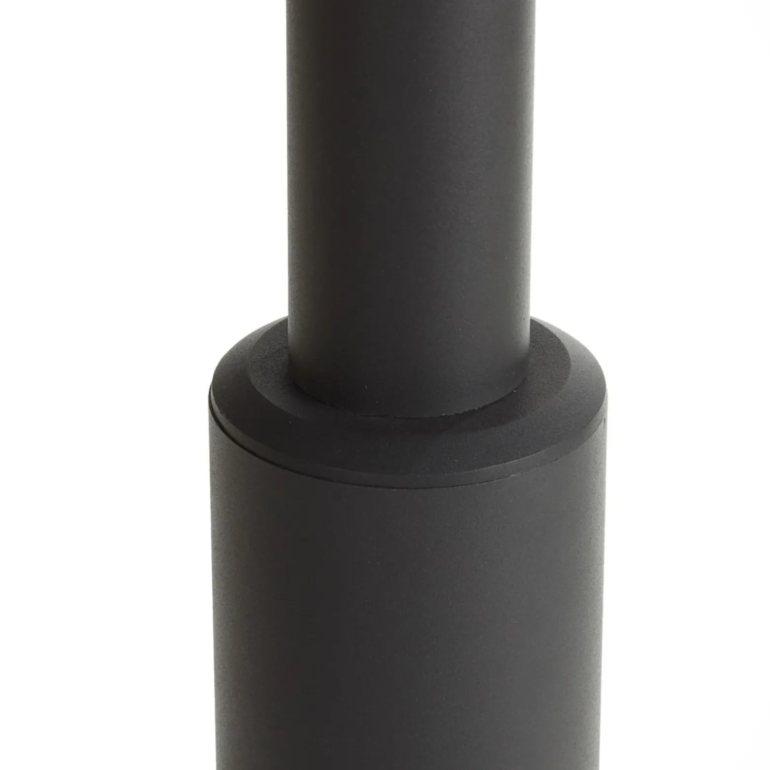 Lucande Lámpara de exterior Dunia, antracita, metal, altura 220 cm