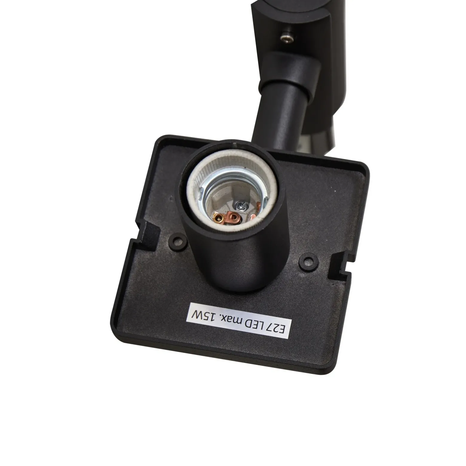 Lucande Lámpara de exterior Siveta, 240 cm, 2 luces, negro, E27, IP65