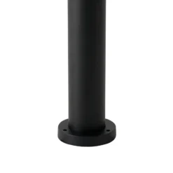 Lucande Lámpara de exterior Siveta, 240 cm, 3 luces, negra, E27, IP65