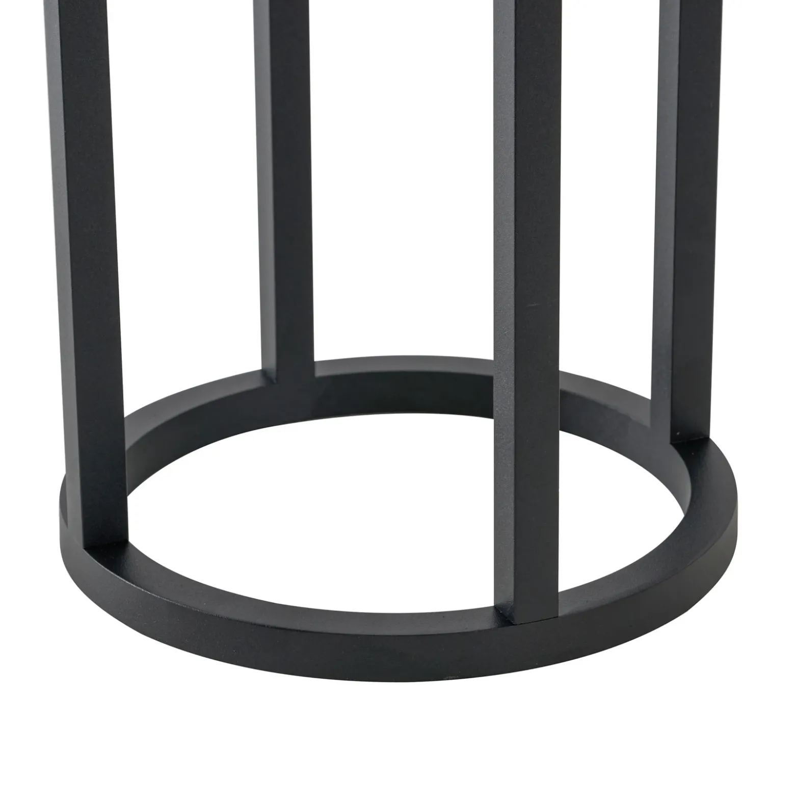Lucande Lámpara de mesa solar LED Tilena, redonda, negra, atenuable