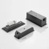 Lucande Lámpara de pared LED empotrable Jaano, antracita, aluminio, IP65