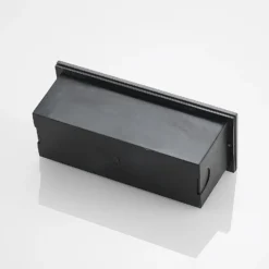 Lucande Lámpara de pared LED empotrable Zandro, 25 cm, antracita, IP65
