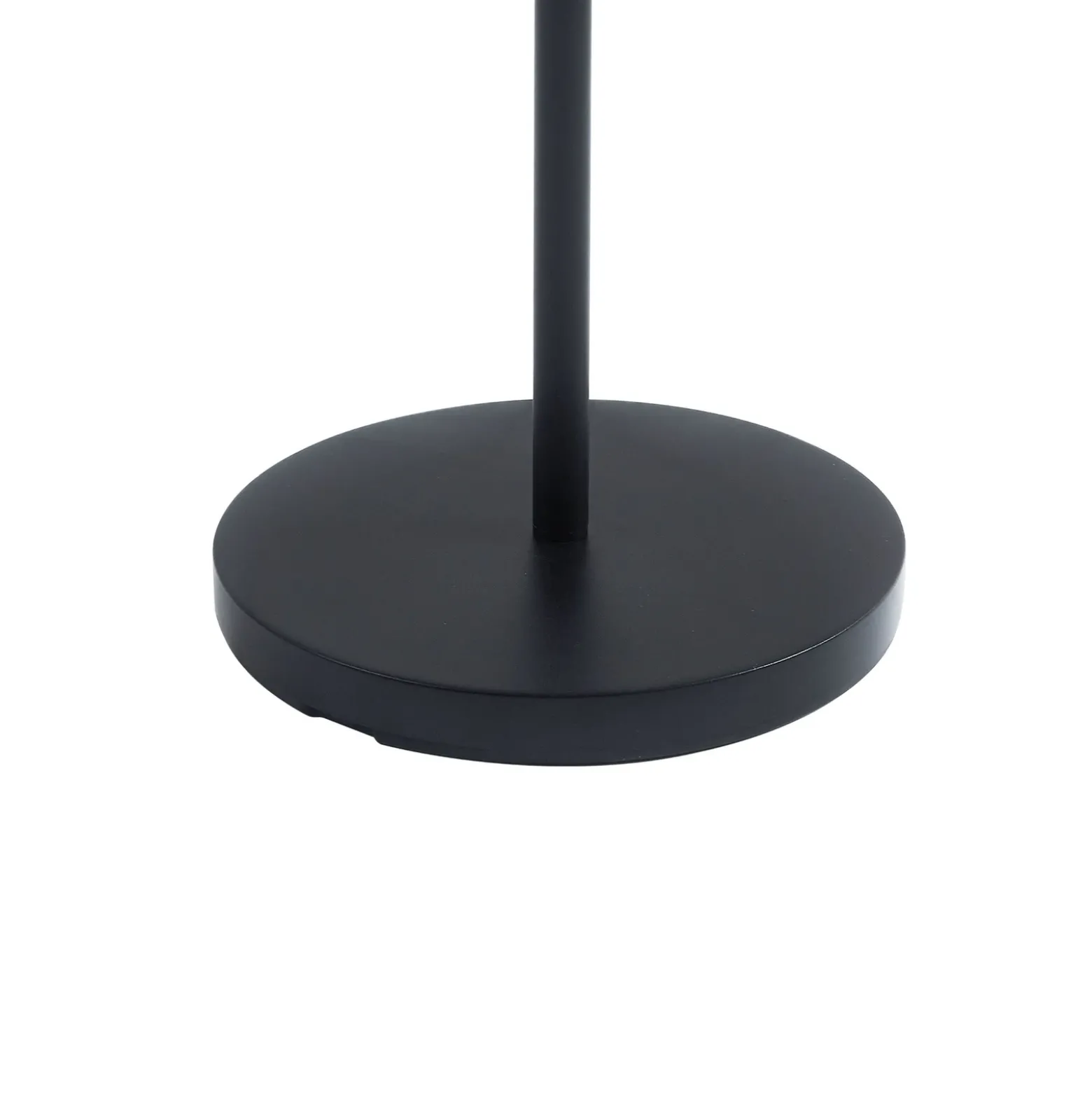 Lucande lámpara de pie LED solar Eligio, bambú, Ø 39 cm, RGB