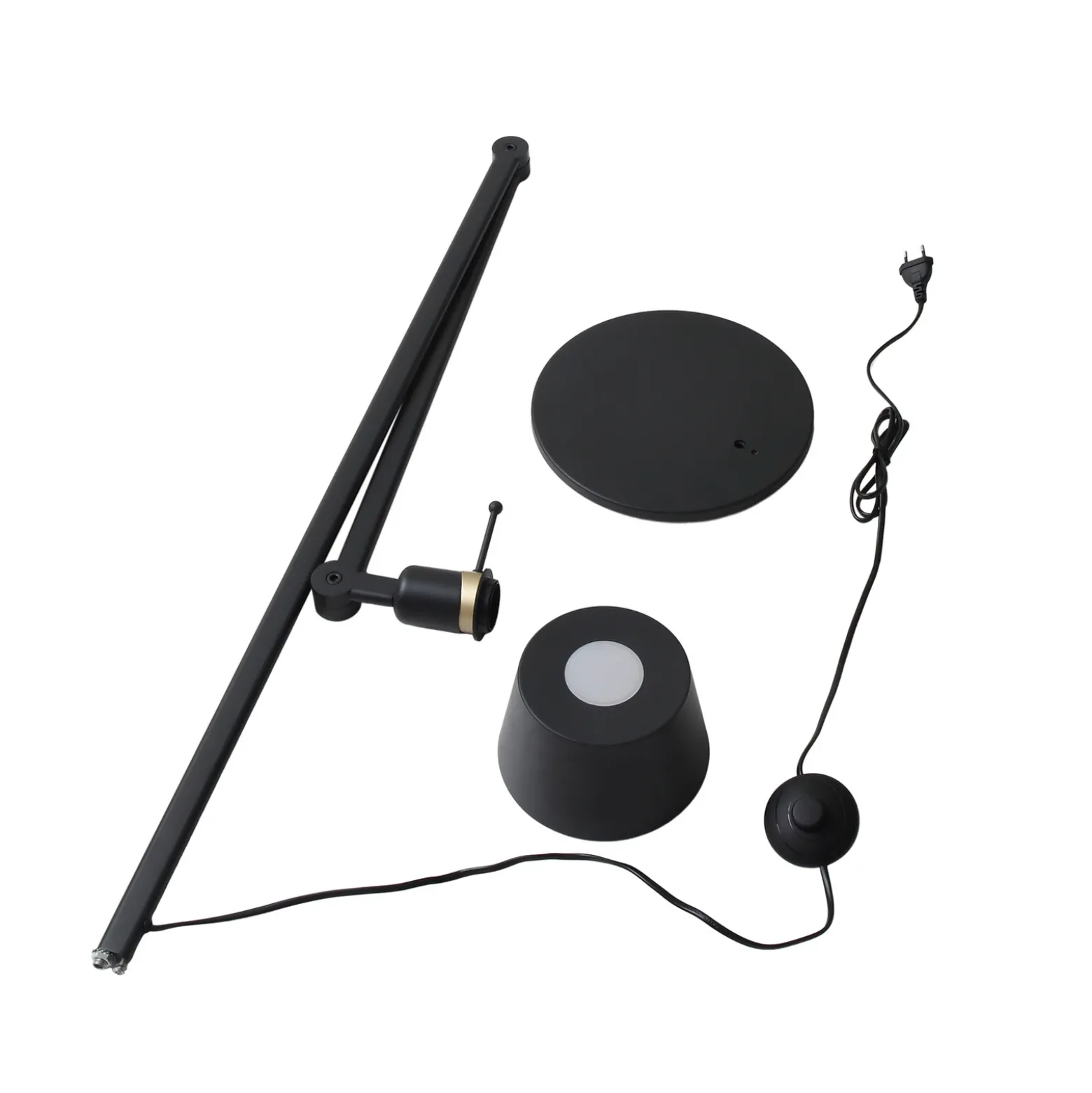 Lucande lámpara de pie Silka, altura 173 cm, negro, metal