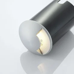 Lucande Lámpara de suelo empotrable Milara, 1 salida de luz, GU10