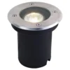 Lucande lámpara de suelo empotrable Ava, Ø 12 cm, redonda, IP67, GU10