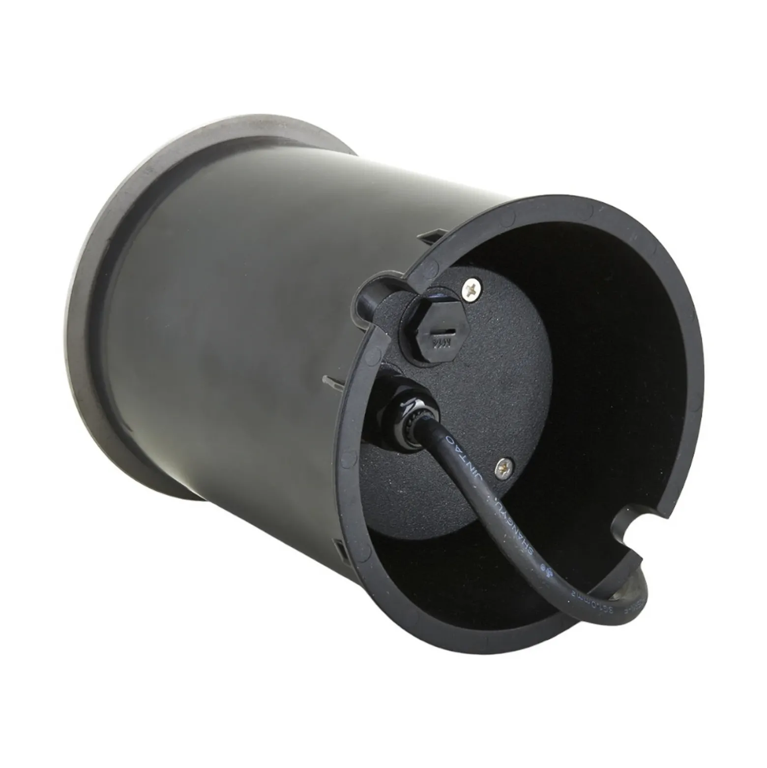 Lucande Lámpara de suelo LED empotrable Jos, redonda, orientable, IP67