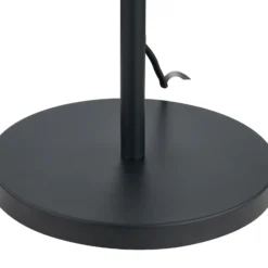 Lucande lámpara de terraza Jaimy, negro, aluminio, 150 cm