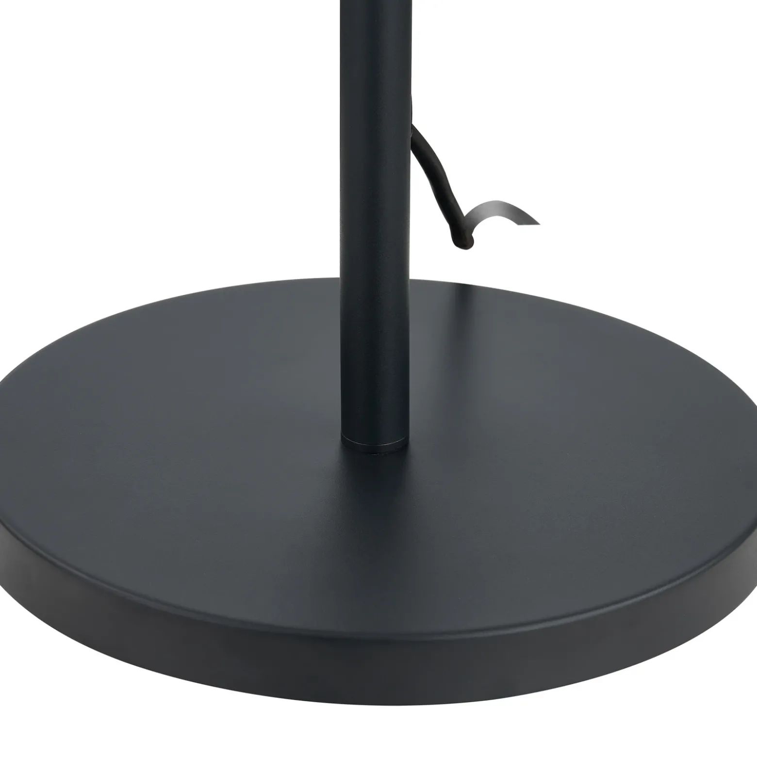 Lucande lámpara de terraza Jaimy, negro, aluminio, 150 cm