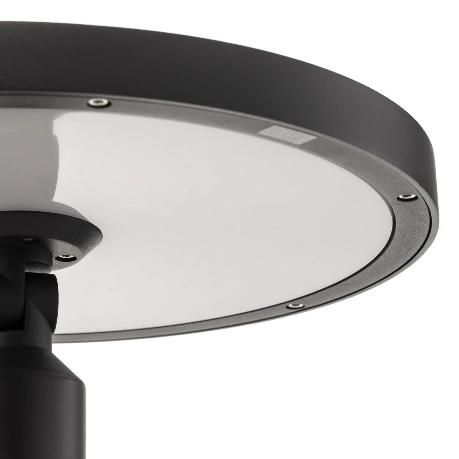 Lucande lámpara exterior LED Akito, antracita, 220 cm, IP54