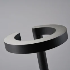 Lucande Lámpara exterior LED Jannis, antracita, metal, 200cm