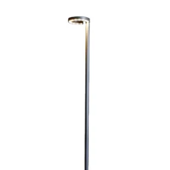 Lucande Lámpara exterior LED Jannis, antracita, metal, 200cm