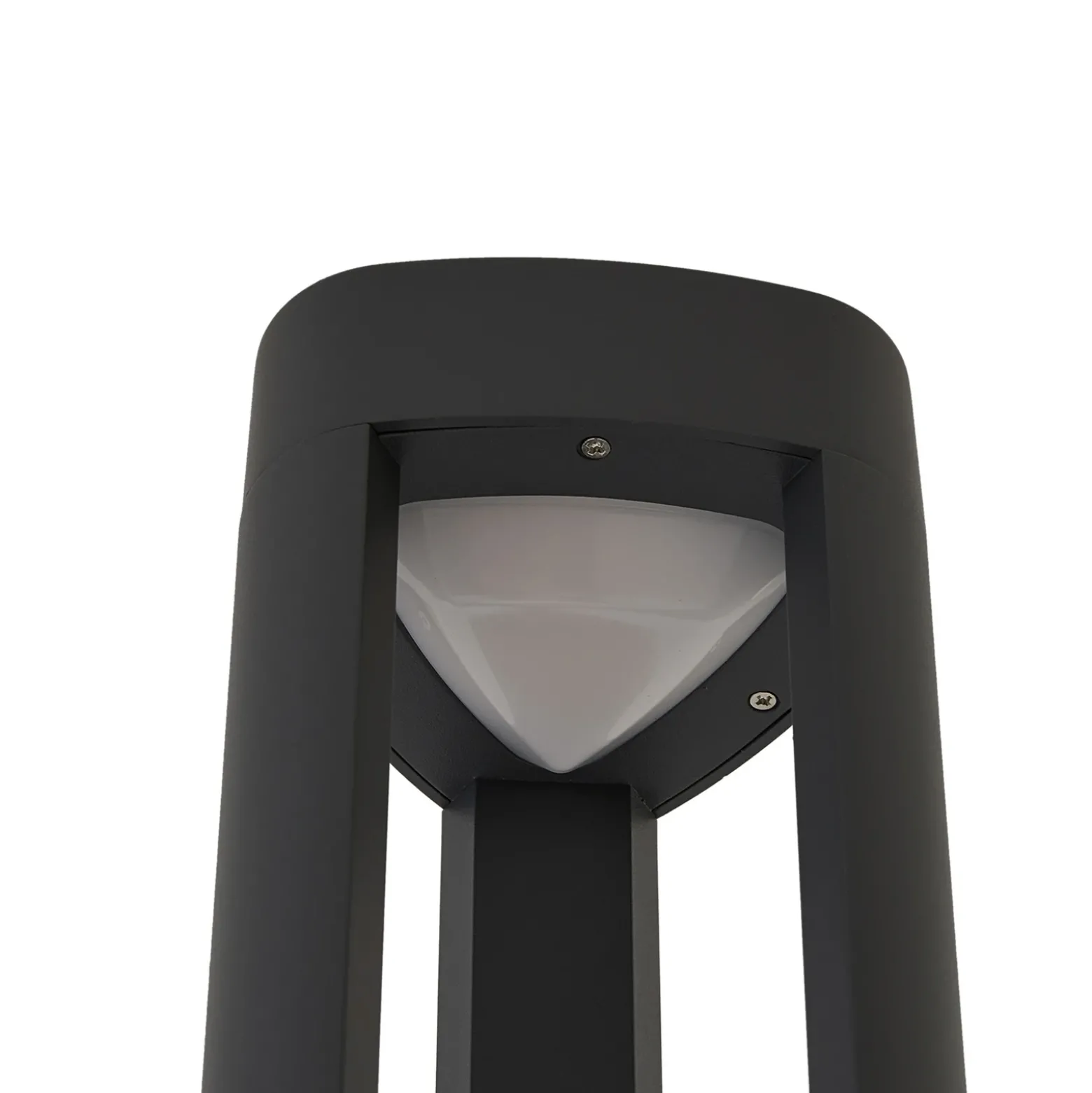 Lucande Lámpara exterior LED Pirron, 230 cm, antracita, IP65