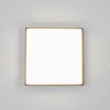 Lucande Lámpara LED de techo para exterior Amra, 30 cm, angular, antracita