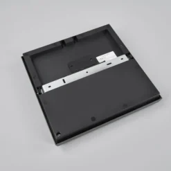 Lucande Lámpara LED de techo para exterior Amra, 30 cm, angular, antracita
